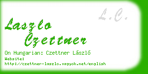 laszlo czettner business card